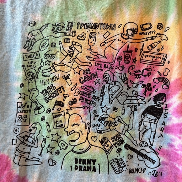 NEVER WORN Benny Drama/Benito Skinner Tie-Dye Shirt - Picture 1 of 4